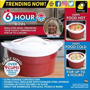6 Hour Bowl - Keeps Food Hot or Cold for 6 Hours